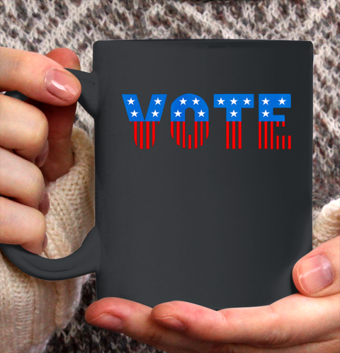USA Red White and Blue Vote Election Ceramic Mug 11oz