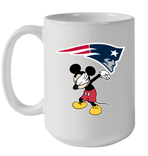 New England Patriots NFL Football Dabbing Mickey Disney Sports Ceramic Mug 15oz