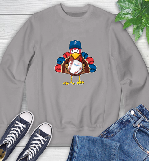 Los Angeles Dodgers Turkey thanksgiving Sweatshirt 5
