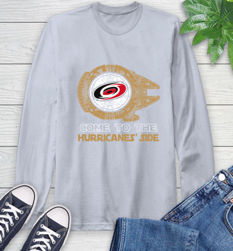 NHL Come To The Carolina Hurricanes Wars Hockey Sports Long Sleeve T-Shirt 6