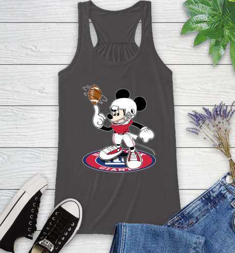 NFL Football New York Giants Cheerful Mickey Disney Shirt Racerback Tank 12