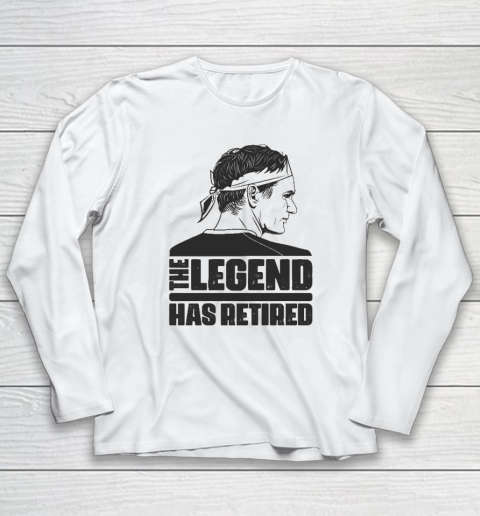 Roger Federer Announces The Legend Has Retirement Long Sleeve T-Shirt