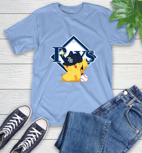 MLB Pikachu Baseball Sports Tampa Bay Rays T-Shirt 11