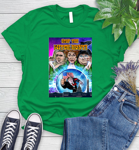 Stop The Witch Hunt Trump Women's T-Shirt 6