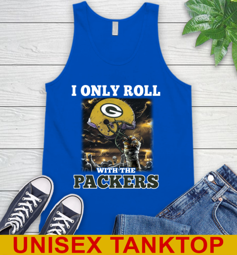 Green Bay Packers NFL Football I Only Roll With My Team Sports Tank Top 4