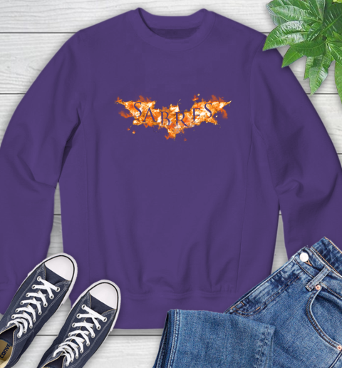 NHL Buffalo Sabres Batman Logo DC Hockey Sports Shirts Sweatshirt 4