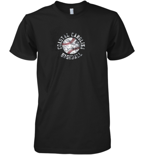 Vintage Coastal Carolina Baseball Shirt Premium Men's T-Shirt