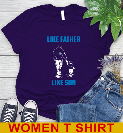 Orlando Magic NBA Basketball Like Father Like Son Sports Women's T-Shirt 4