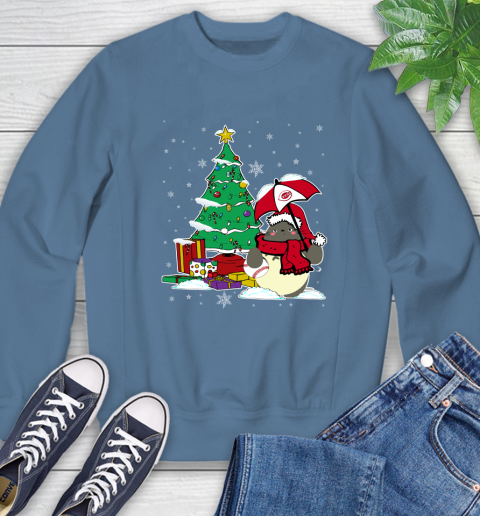 Cincinnati Reds MLB Baseball Cute Tonari No Totoro Christmas Sports (1) Sweatshirt 8