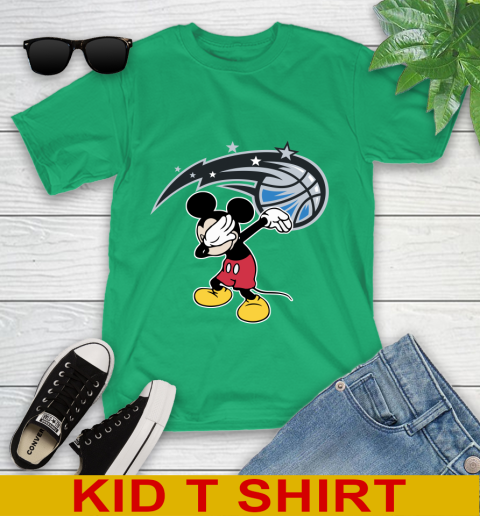 Orlando Magic NBA Basketball Dabbing Mickey Disney Sports Youth T-Shirt 6