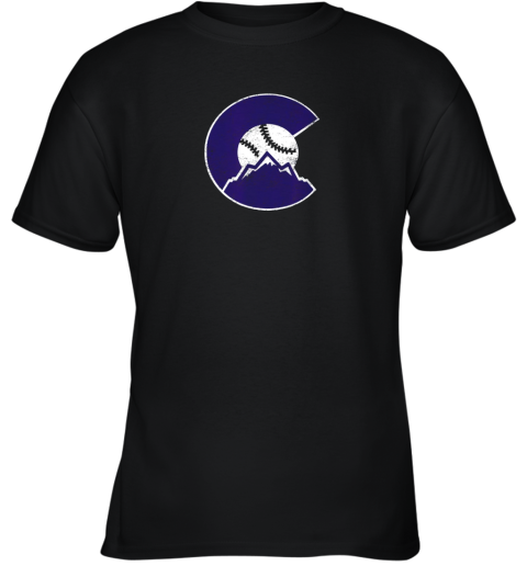 New Colorado Rocky Mountain Baseball Sports Team Youth T-Shirt