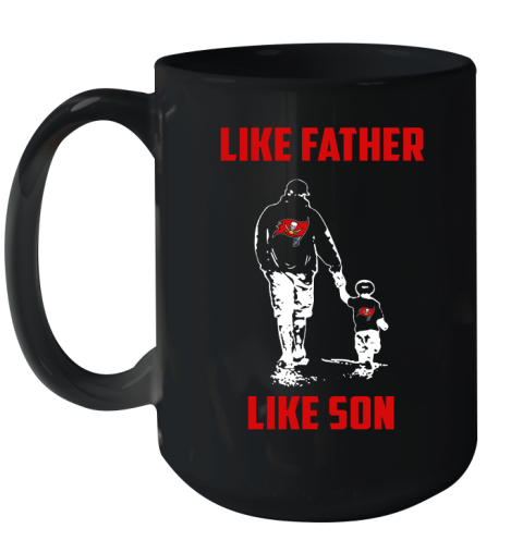 Tampa Bay Buccaneers NFL Football Like Father Like Son Sports Ceramic Mug 15oz