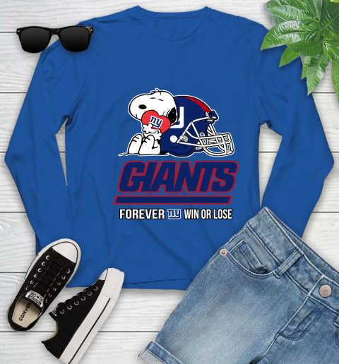 NFL The Peanuts Movie Snoopy Forever Win Or Lose Football New York Giants 133