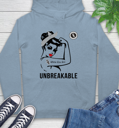 MLB Chicago White Sox Girl Unbreakable Baseball Sports Hoodie 6
