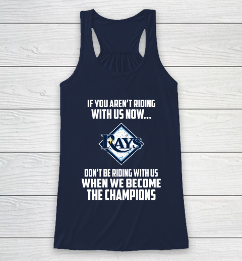 MLB Tampa Bay Rays Baseball We Become The Champions Racerback Tank 8