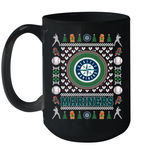 Seattle Mariners Merry Christmas MLB Baseball Loyal Fan Ceramic Mug 15oz