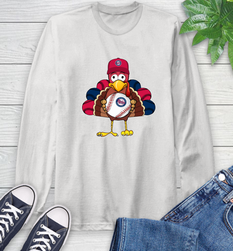 Minnesota Twins Turkey thanksgiving Long Sleeve T-Shirt