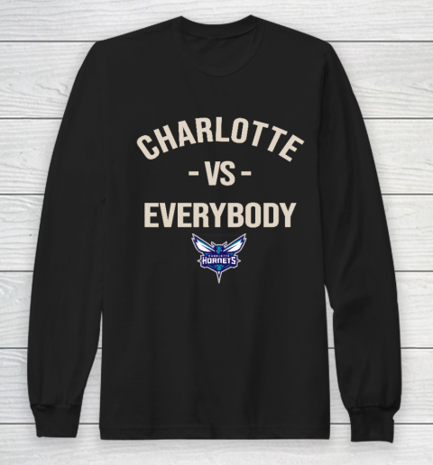Charlotte Hornets Vs Everybody Long Sleeve T-Shirt