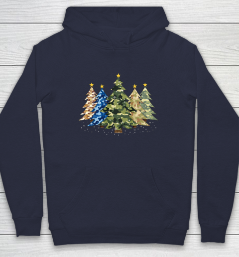 Camo Print Christmas Trees with Camouflage Print Xmas Hoodie 2