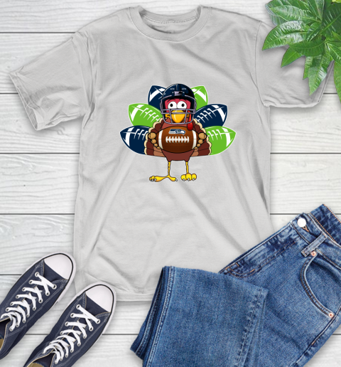 Seattle Seahawks Turkey Thanksgiving Day T-Shirt
