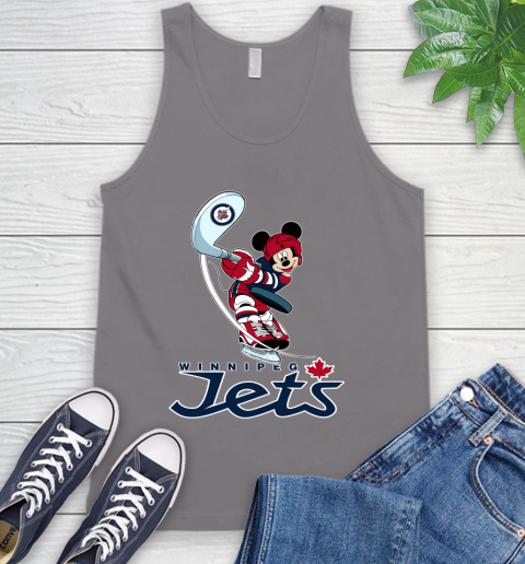 NHL Hockey Winnipeg Jets Cheerful Mickey Mouse Shirt Tank Top 7