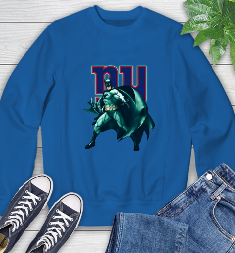 NFL Batman Football Sports New York Giants Sweatshirt 8