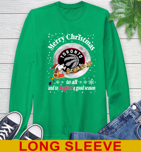 Toronto Raptors Merry Christmas To All And To Raptors A Good Season NBA Basketball Sports Long Sleeve T-Shirt 8