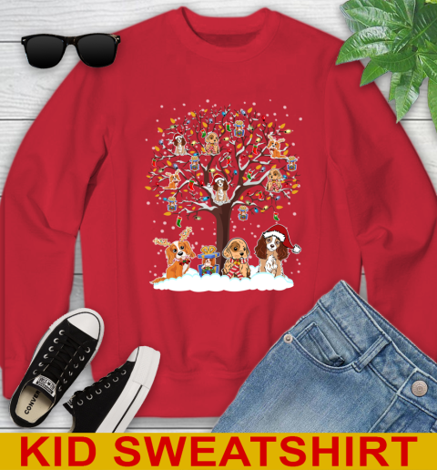 Coker spaniel dog pet lover christmas tree shirt 115