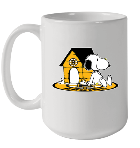 NHL Hockey Boston Bruins Snoopy The Peanuts Movie Shirt Ceramic Mug 15oz