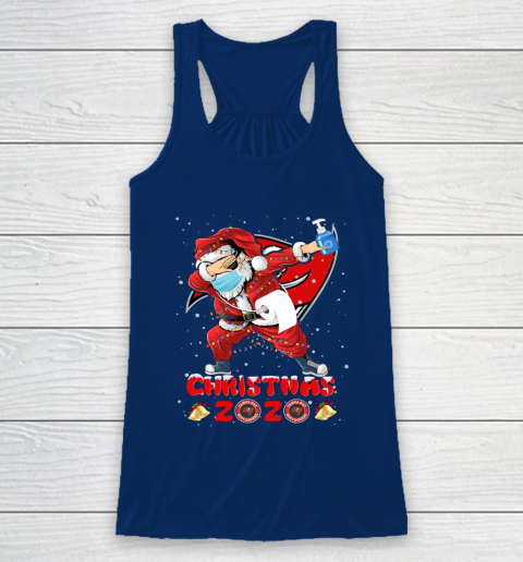 Tampa Bay Buccaneers Funny Santa Claus Dabbing Christmas 2020 NFL Racerback Tank 6