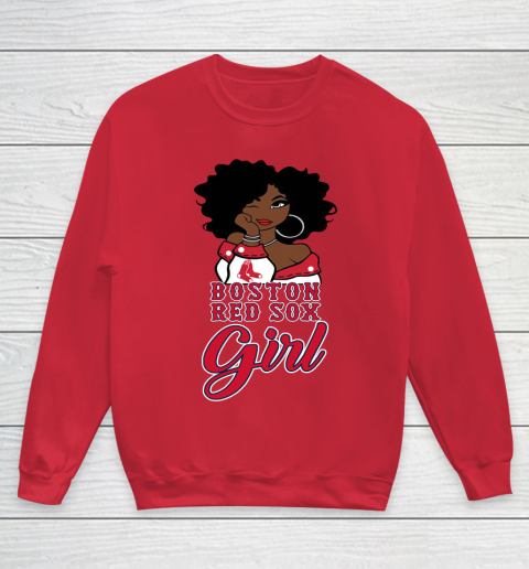 Boston Red Sox Girl MLB Youth Sweatshirt 9