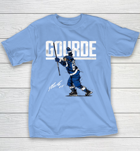 Yanni Gourde For Tampa Bay Lightning Fans Youth T-Shirt 8