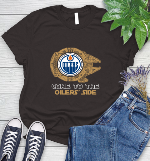 NHL Come To The Edmonton Oilers Wars Hockey Sports Women's T-Shirt 11