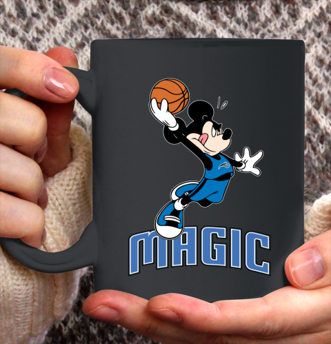 NBA Basketball Orlando Magic Cheerful Mickey Mouse Shirt Ceramic Mug 15oz