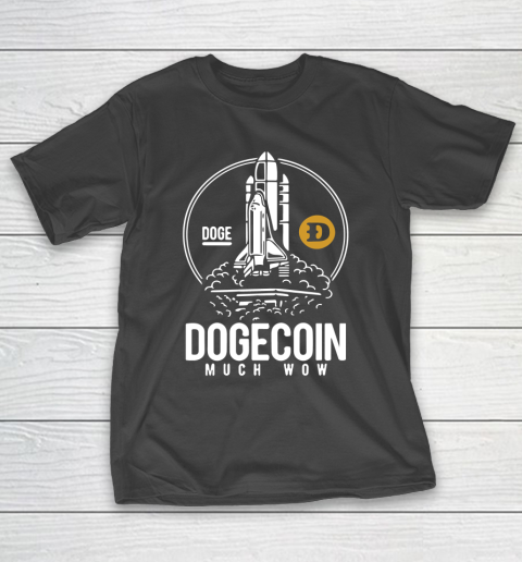 Dogecoin Rocket To The Moon T-Shirt