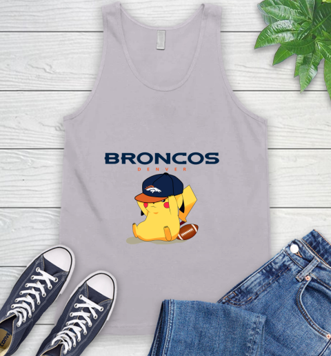 NFL Pikachu Football Sports Denver Broncos Tank Top 4