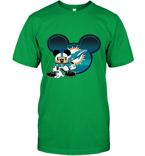 NFL 2023 Miami Dolphins Mickey Mouse And Minnie Mouse Shirt