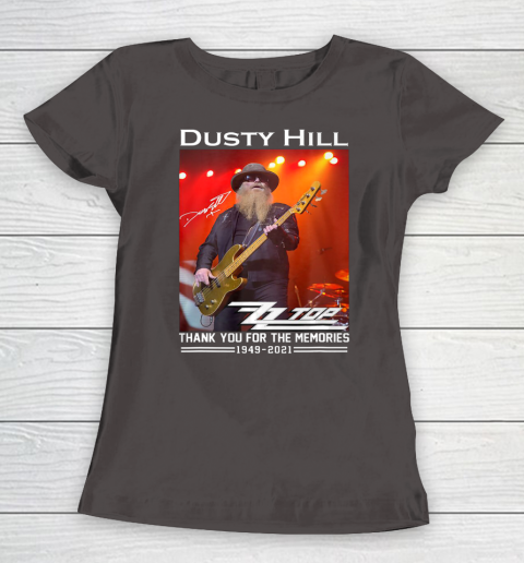 Dusty Hill Thank You For Memories Women's T-Shirt 7