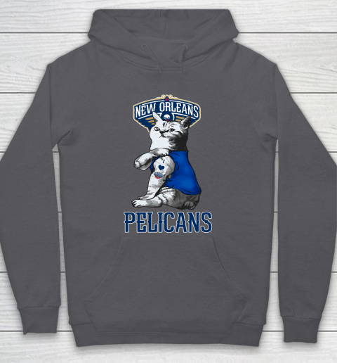 NBA Basketball My Cat Loves New Orleans Pelicans Hoodie 4