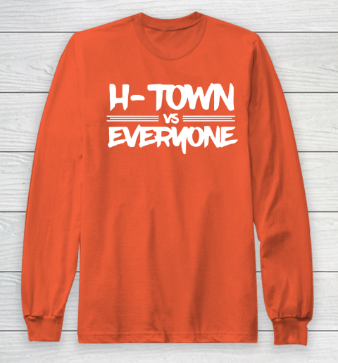 H Town VS Everyone Shirt Long Sleeve T-Shirt