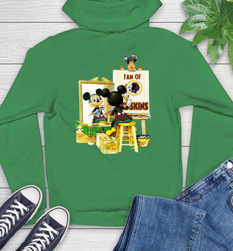 NFL Football Washington Redskins Mickey Drawing Shirt 21