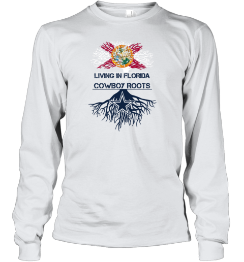 Living In Florida Dallas Cowboys Roots Youth Long Sleeve