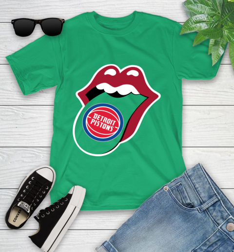 Detroit Pistons NBA Basketball Lips I Root For My Team Adoring Fan 108