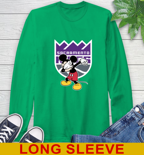 Sacramento Kings NBA Basketball Dabbing Mickey Disney Sports Long Sleeve T-Shirt 7