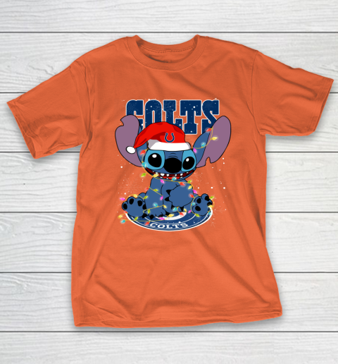 Indianapolis Colts NFL Football noel stitch Christmas T-Shirt 3