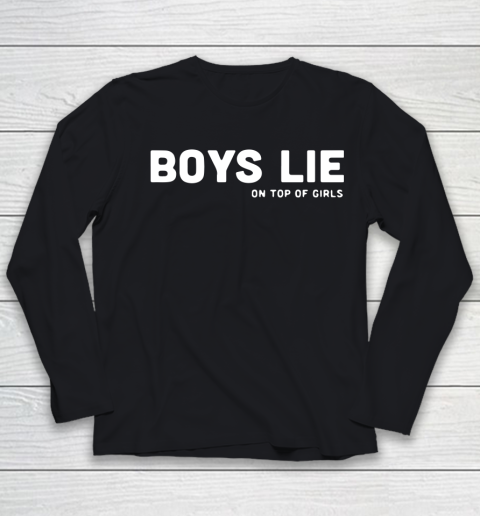Boys Lie On Top Of Girls Youth Long Sleeve