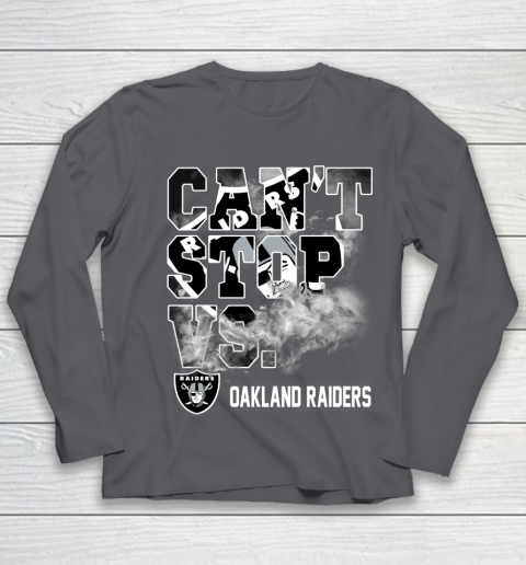 NFL Oakland Raiders Can't Stop Vs Youth Long Sleeve 6