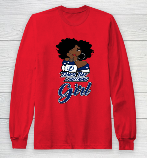 Tampa Bay Lightning Girl NHL Long Sleeve T-Shirt 10