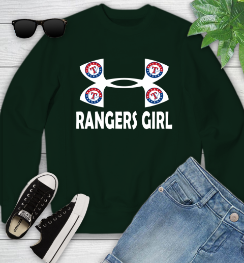 MLB Texas Rangers Under Armour Baseball Sports Youth Sweatshirt 9