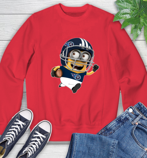 NFL Tennessee Titans Minions Disney Football Sports Sweatshirt 10